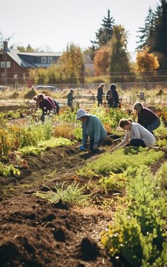 Volunteer Day at a Community Garden cover