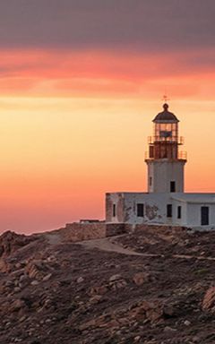 Sunset watching in gorgeous Mykonos island cover