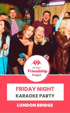 Friday Night Karaoke Party | London 20s and 30s cover