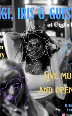 Gigi, Iris & guests - live music event cover
