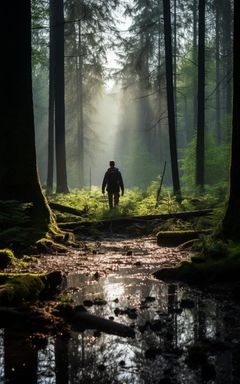 Hiking in the Beautiful Bialowieza Forest cover