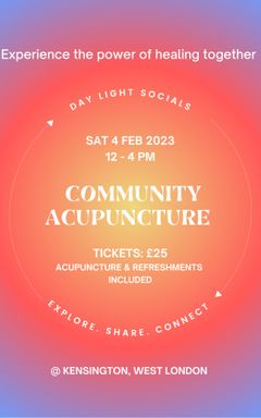 Community Acupuncture Tea Party 🎉 cover
