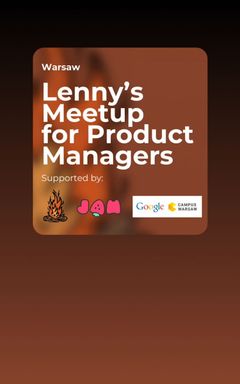 Lenny’s Meetup for Product Managers cover