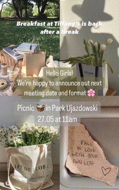 Ladies’ brunch this weekend in a beautiful park cover