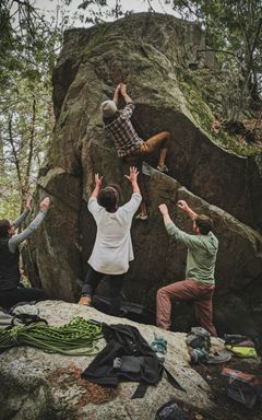 Bouldering cover