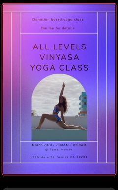 Vinyasa Yoga All Levels cover