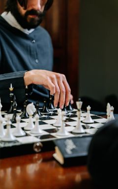 A friendly game of chess cover