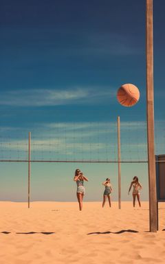 Beach Volleyball Fun cover