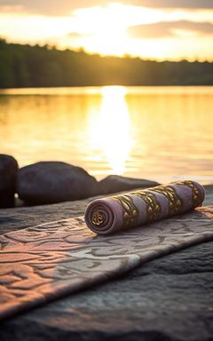 Sunrise Yoga by the Vltava River cover