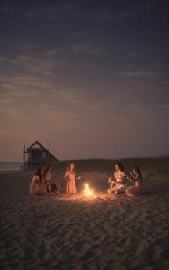 Beach Cleanup and Sunset Bonfire cover