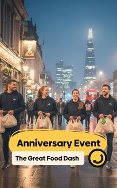 The Great London Food Dash | 4th Anniversary 🥫🍻 cover