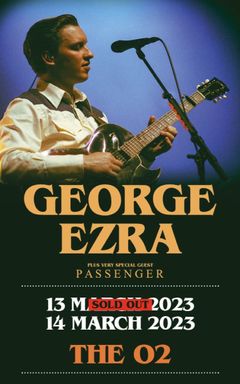 George Ezra concert cover