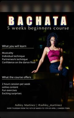 Beginners BACHATA Course cover