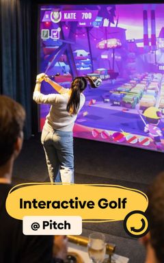 Interactive Golf @ Pitch Canary Wharf⛳️ cover