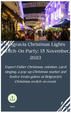 Christmas lights on & carols cover