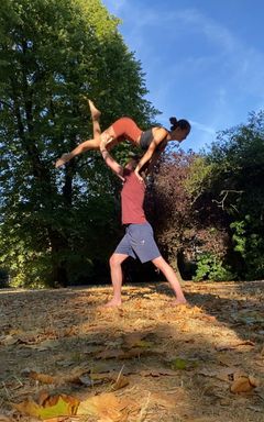 Let’s try acro yoga cover