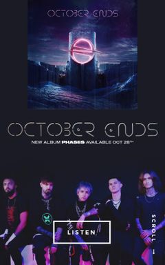 October Ends @ The Black Heart Camden cover