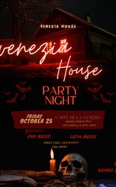 Halloween party cover