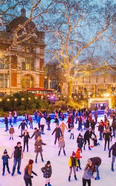 Ice Skating & Drinks at Canary Wharf Ice Rink cover