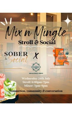 Mix & Mingle - Sober Social cover
