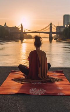 Sunset Yoga by the Thames cover