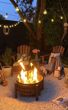 Fire pit party in the garden 🔥 cover