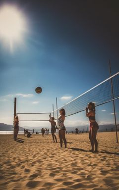 Volleyball Tournament and Beach BBQ cover