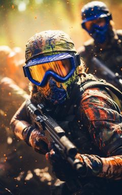 Adrenaline-Fueled Paintball Battle cover