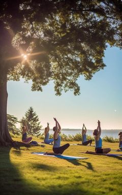 Group Yoga in Łazienki Park cover