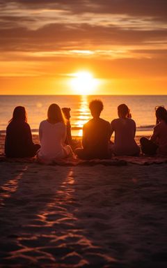 Meditative Sunset