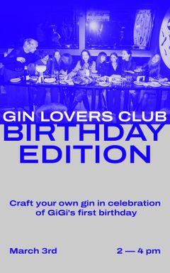 Craft your own Gin. Lecture and workshop. cover