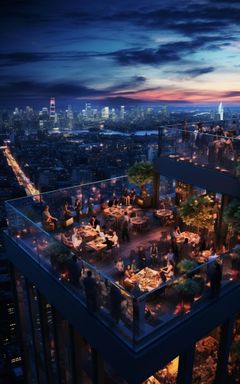 Party at a Rooftop Bar with a View cover