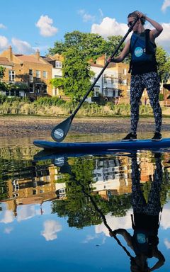Paddleboarding in River Thames cover