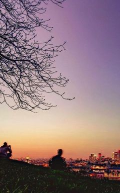 Sunset, colouring, painting, chilling cover