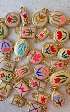 Hand-painted jewellery, sip & chat cover