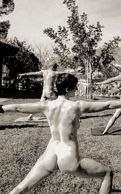 Clothing optional yoga! cover