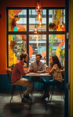 Coffee & Chat at a Local Cafe cover