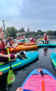 Sunday social paddling cover