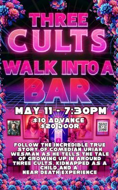 Three Cults Walk Into A Bar cover