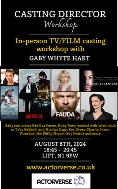 CASTING DIRECTOR film/tv workshop with Gaby Whyte cover