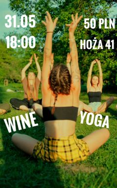 wine yoga cover