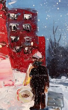 Рисуем панельку маслом cover