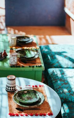 Moroccan dinner cover