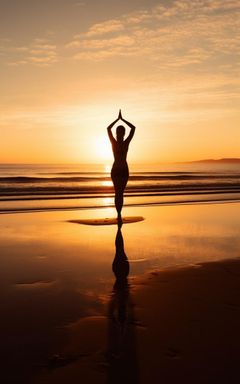 Sunrise Yoga by the Ocean cover