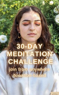 30-day meditation challenge cover