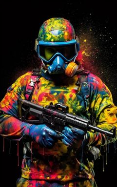 Paintball Battle: Teamwork and Strategy cover