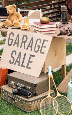 Garage sale cover