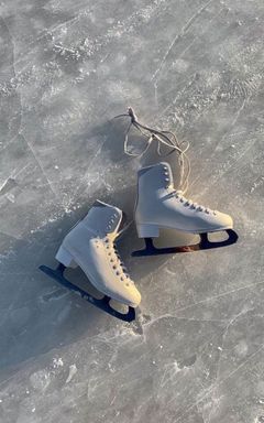 Ice skating together cover