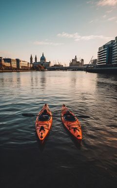 Kayaking along the River cover