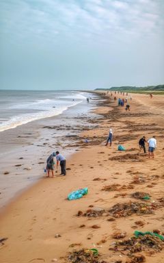 Volunteer Cleanup Day at the Beach cover